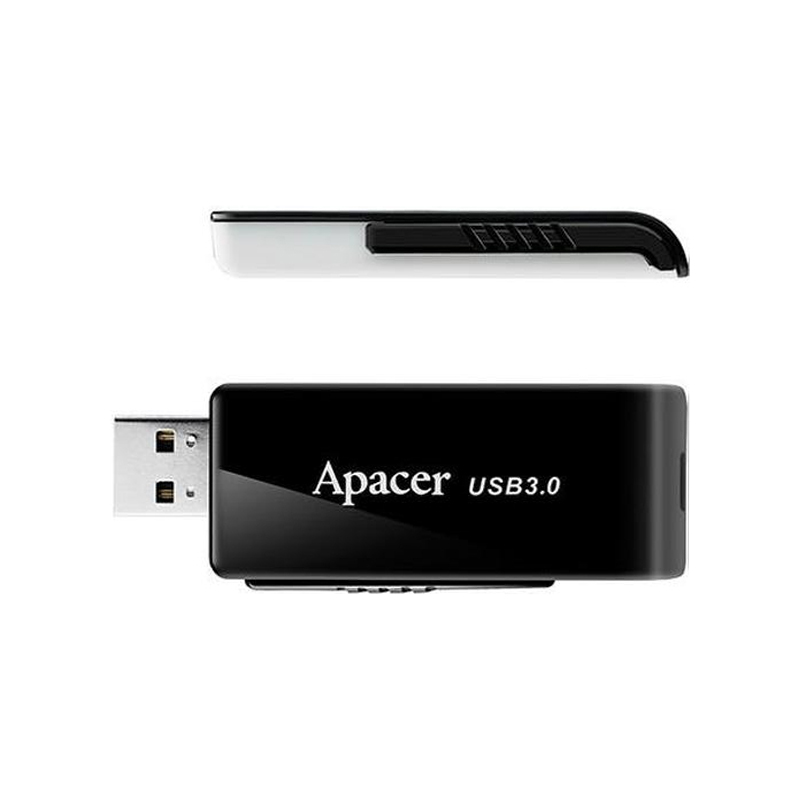 USB флеш 64 Гб Apacer AH350 USB 3.0 black