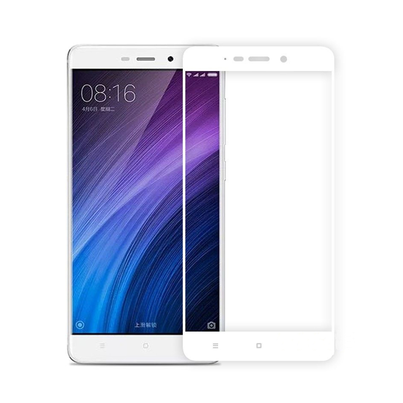 Захисне скло Glass Xiaomi Redmi 4A Full Glue white