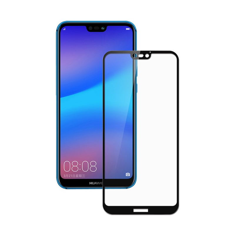 Захисне скло Glass Huawei P20 Lite Full Glue black