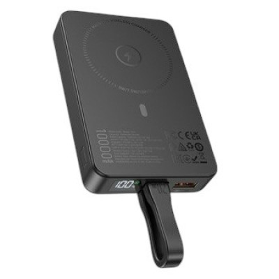 Зовнішній акумулятор Hoco Q24 22.5W MagSafe 10000 mAh black Зовнішній акумулятор Hoco Q24 22.5W MagSafe 10000 mAh black