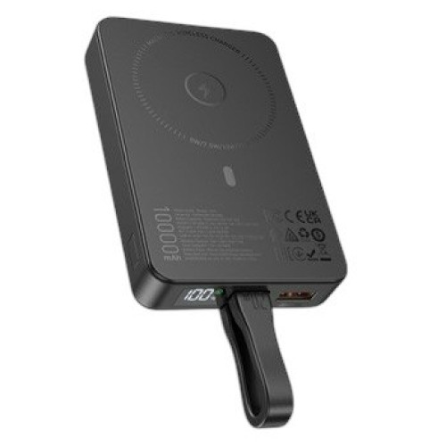 Зовнішній акумулятор Hoco Q24 22.5W MagSafe 10000 mAh black Зовнішній акумулятор Hoco Q24 22.5W MagSafe 10000 mAh black