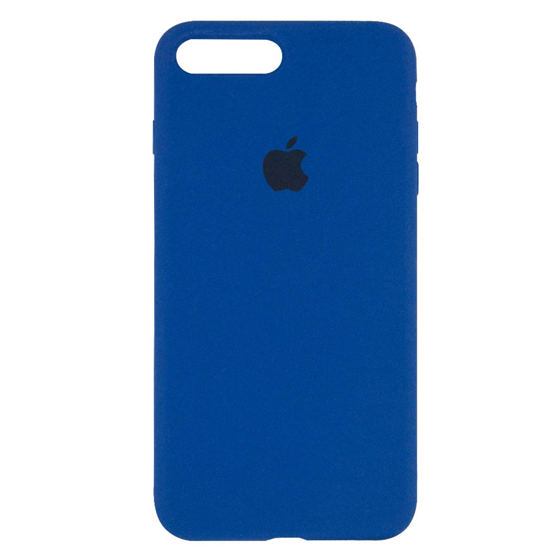Накладка Original Silicone Case iPhone 7 Plus, 8 Plus blue royal