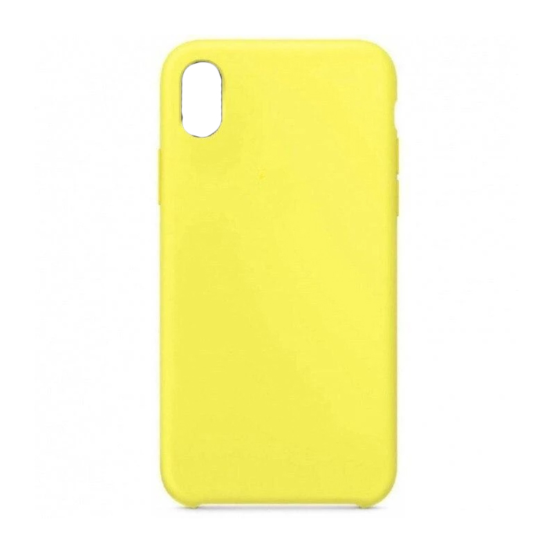 Накладка Original Silicone Case iPhone XR yellow lime