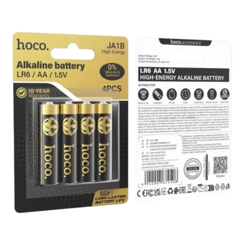 Батарейки Hoco JA1B AA alkaline battery LR6 4шт