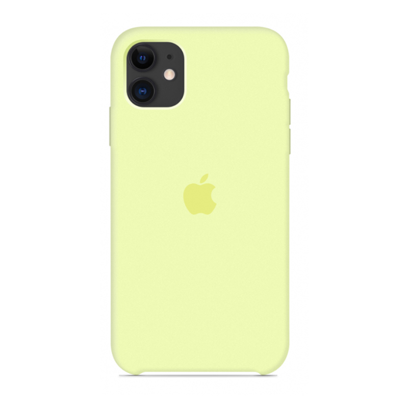Накладка Original Silicone Case iPhone 12, 12 Pro yellow mellow