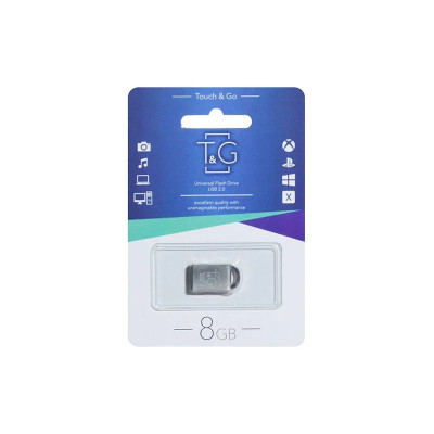 USB флеш 8 Гб T&G 107 silver