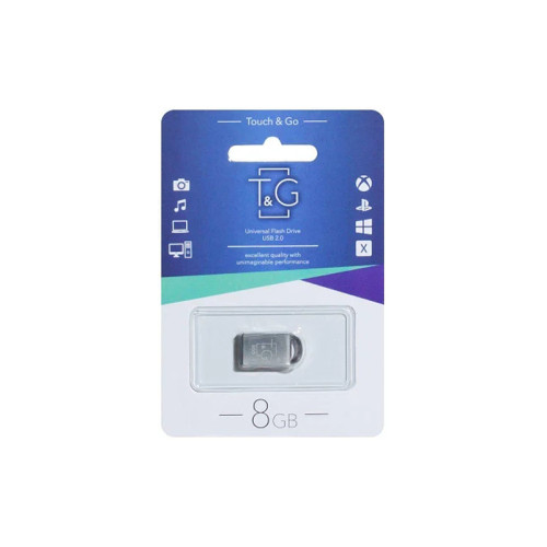 USB флеш 8 Гб T&G 107 silver