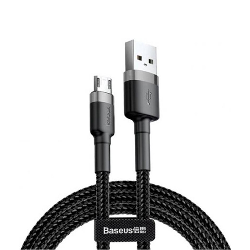 USB кабель Baseus CAMKLF-AG1 microUSB black 50 см