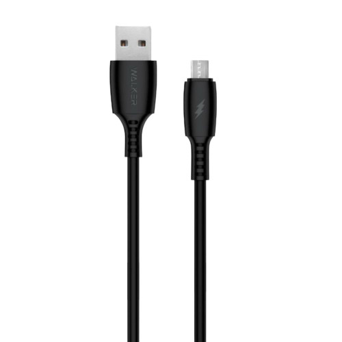 USB кабель Walker C308 microUSB black