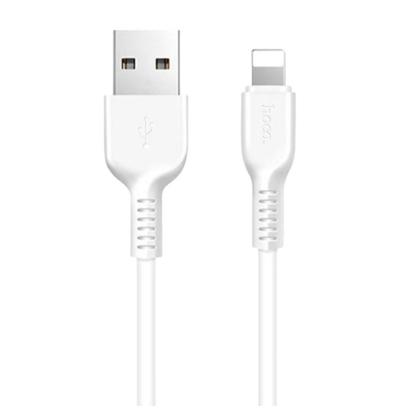 USB кабель Hoco X20 Flash Lightning white 2m