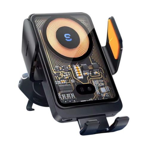 Автотримач Essager T11 wireless charging 15W black Автотримач Essager T11 wireless charging 15W black