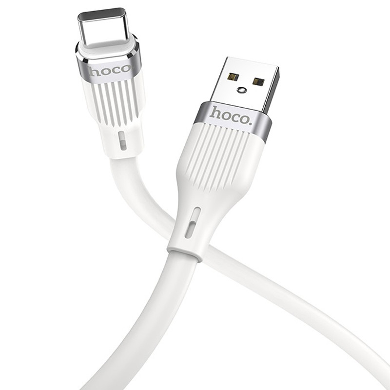 USB кабель Hoco U72 Forest Silicone Type-C white