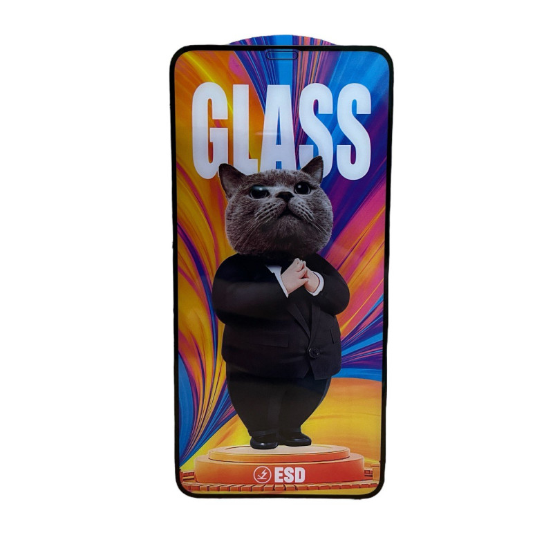 Захисне скло Glass iPhone X, XS, 11 Pro ESD black