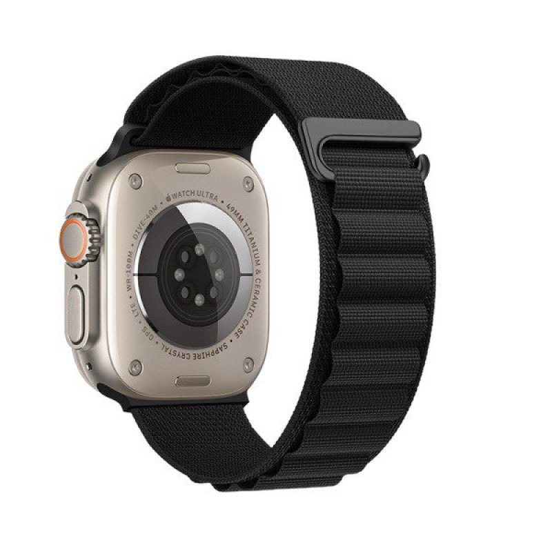 Ремінець для Apple Watch Hoco iWatch WA20 42, 44, 45, 49 black