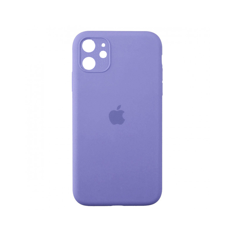 Накладка Original Silicone Case iPhone 12 mini lilac Close Camera