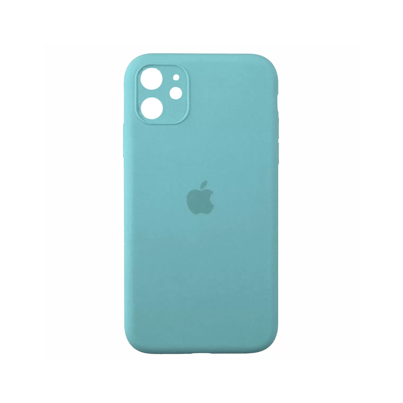 Накладка Original Silicone Case iPhone 12 mini mint Close Camera