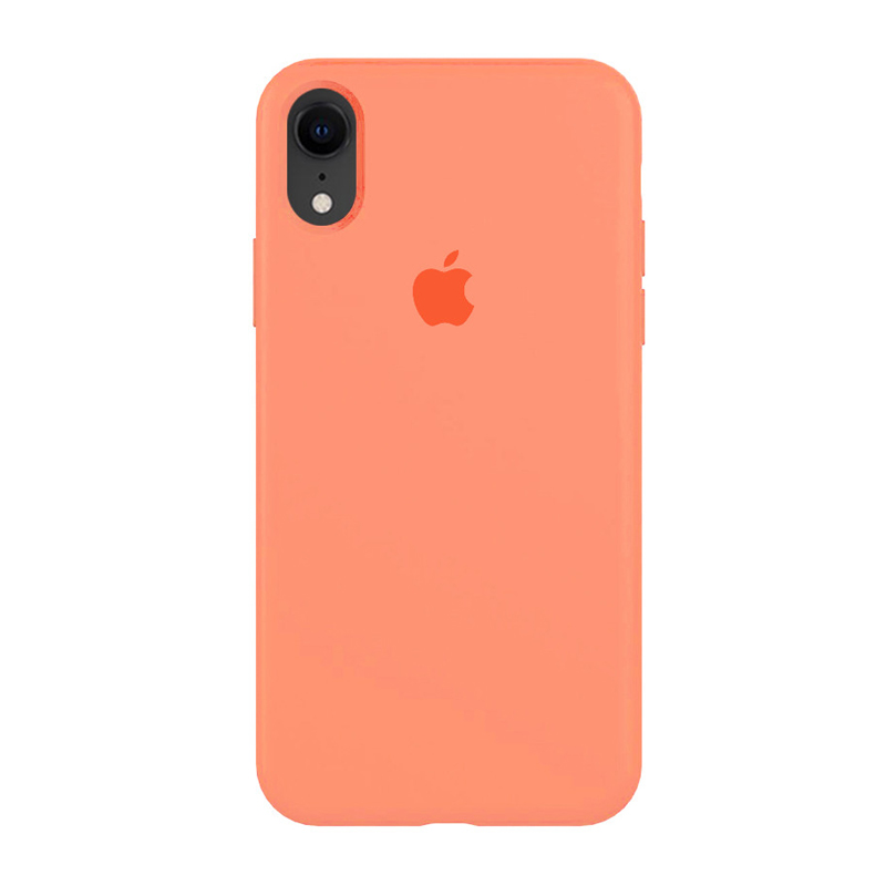 Накладка Original Silicone Case iPhone XR peach