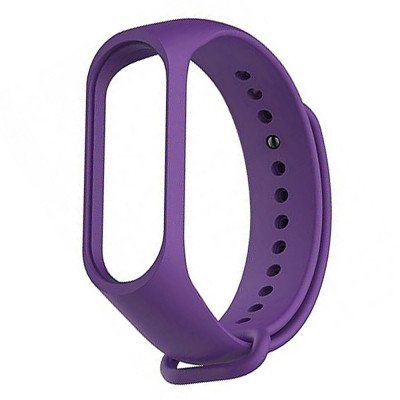 Ремінець для Xiaomi Mi Band 3, 4 silicone dark violet Ремінець для Xiaomi Mi Band 3, 4 silicone dark violet