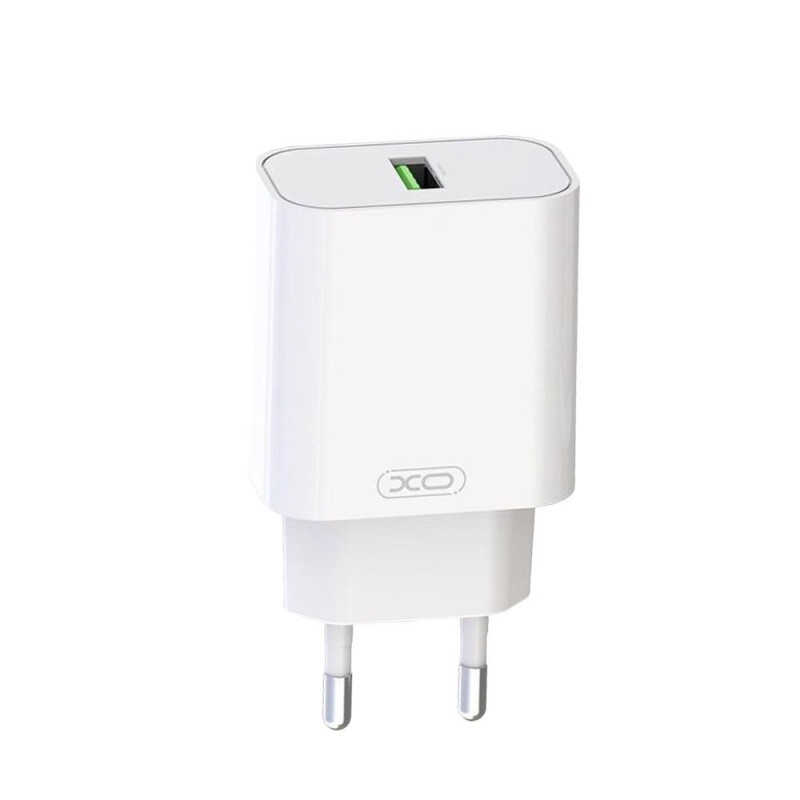 Зарядний пристрій XO L103 USB-A, QC3.0, 18W white