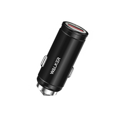 Автомобільний зарядний пристрій Walker WCR-23 Quick Charge 1 USB 2000 mA black