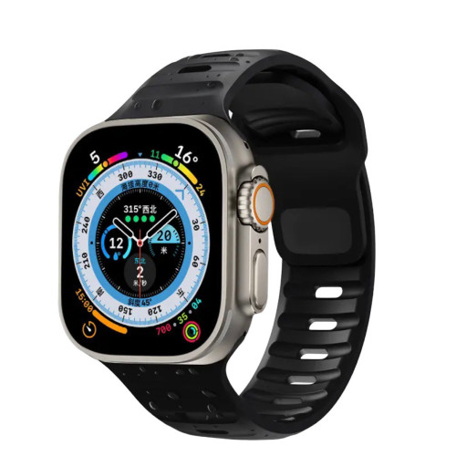 Ремінець для Apple Watch 42, 44, 45, 49 black Ремінець для Apple Watch 42, 44, 45, 49 black