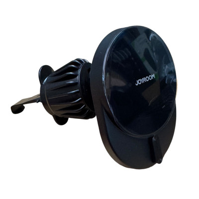 Автотримач Joyroom JR-ZS409 Magnetic Wireless Car MagSafe 15W в дефлектор black Автотримач Joyroom JR-ZS409 Magnetic Wireless Car MagSafe 15W в дефлектор black