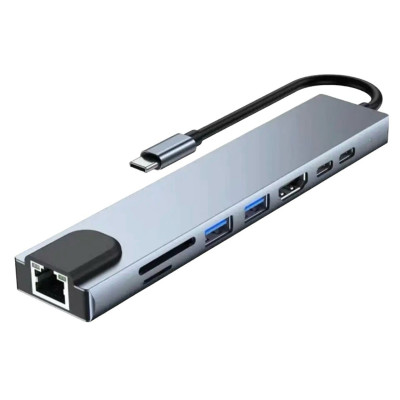 USB-hub USB-C 8 in 1