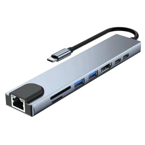 USB-hub USB-C 8 in 1