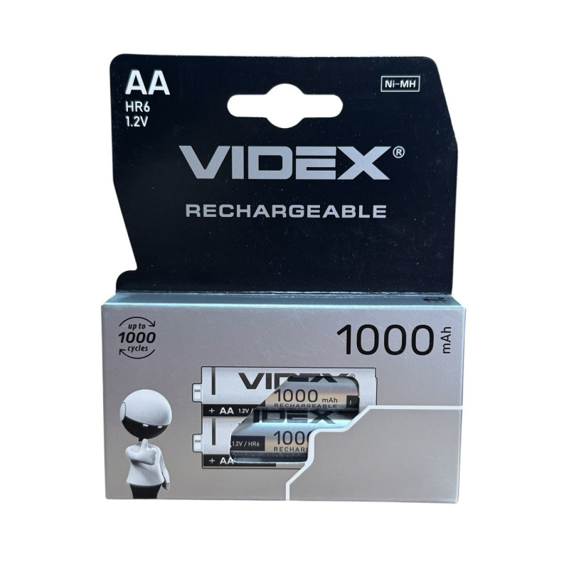 Акумулятор Videx R6 1000mAh 2шт
