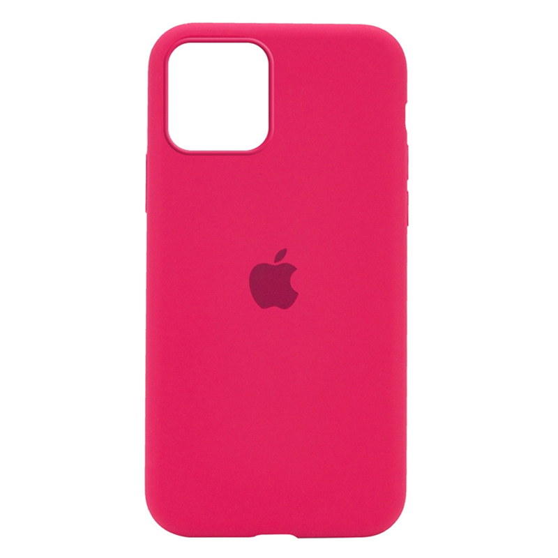 Накладка Original Silicone Case iPhone 12 Pro Max fuchsia