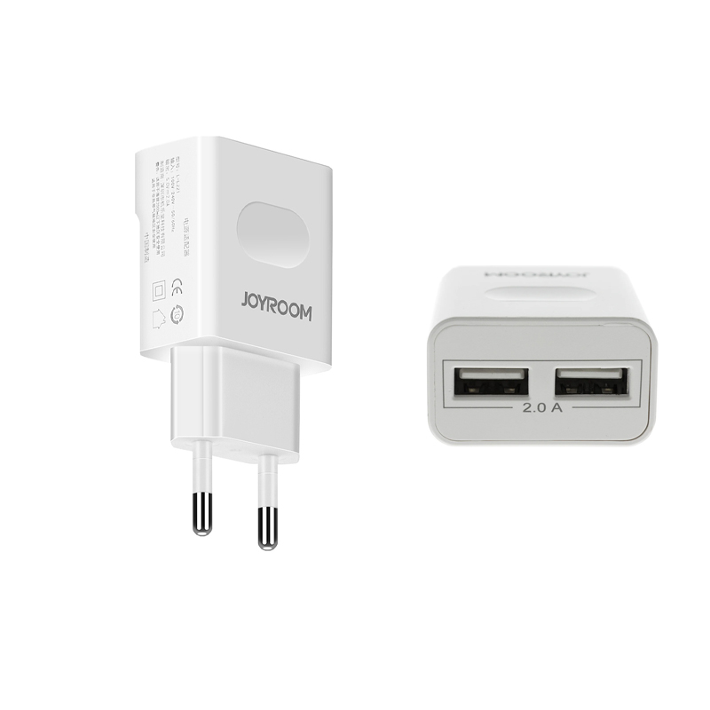 Зарядний пристрій Joyroom L-L221 2 USB 2000 mA white