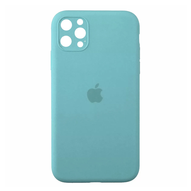 Накладка Original Silicone Case iPhone 12 Pro Max mint Close Camera