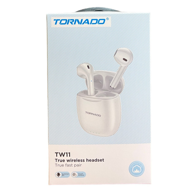 Навушники Bluetooth Tornado TW11 white