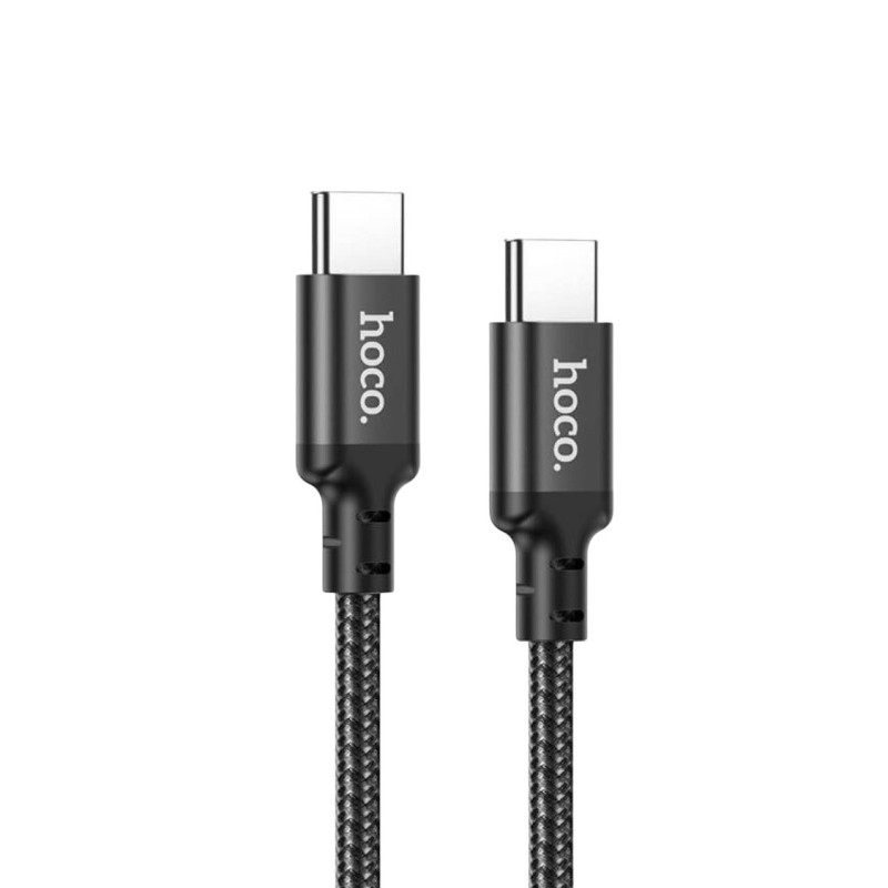 USB кабель Hoco X120 Type-C to Type-C black USB кабель Hoco X120 Type-C to Type-C black