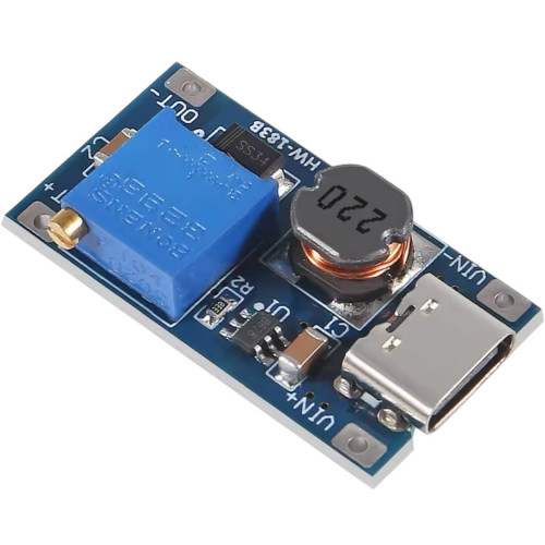 MT3608 DC-DC підвищуючий модуль Type-C MT3608 DC-DC підвищуючий модуль Type-C
