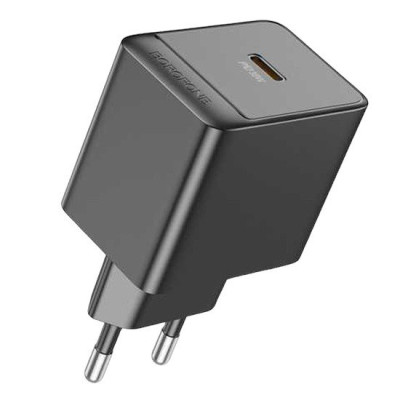 Зарядний пристрій Borofone BAS15A USB-C PD 30W black Зарядний пристрій Borofone BAS15A USB-C PD 30W black