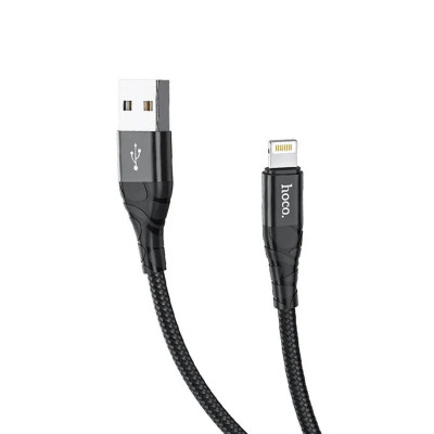 USB кабель Hoco DU02 Lightning black USB кабель Hoco DU02 Lightning black