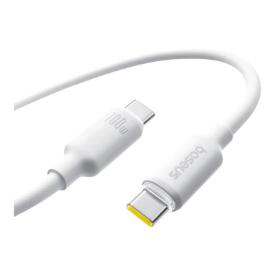 USB кабель Baseus Type-C to Type-C E0426705, 100W white 2m USB кабель Baseus Type-C to Type-C E0426705, 100W white 2m