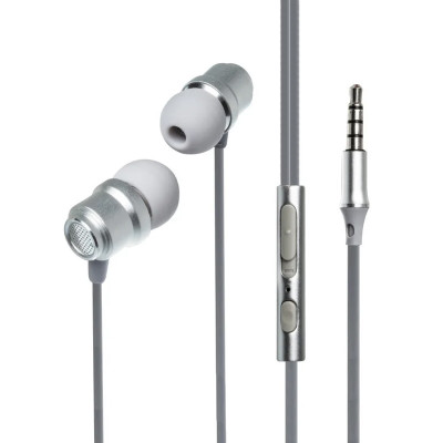 Навушники XO EP6 з мікрофоном silver Навушники XO EP6 з мікрофоном silver