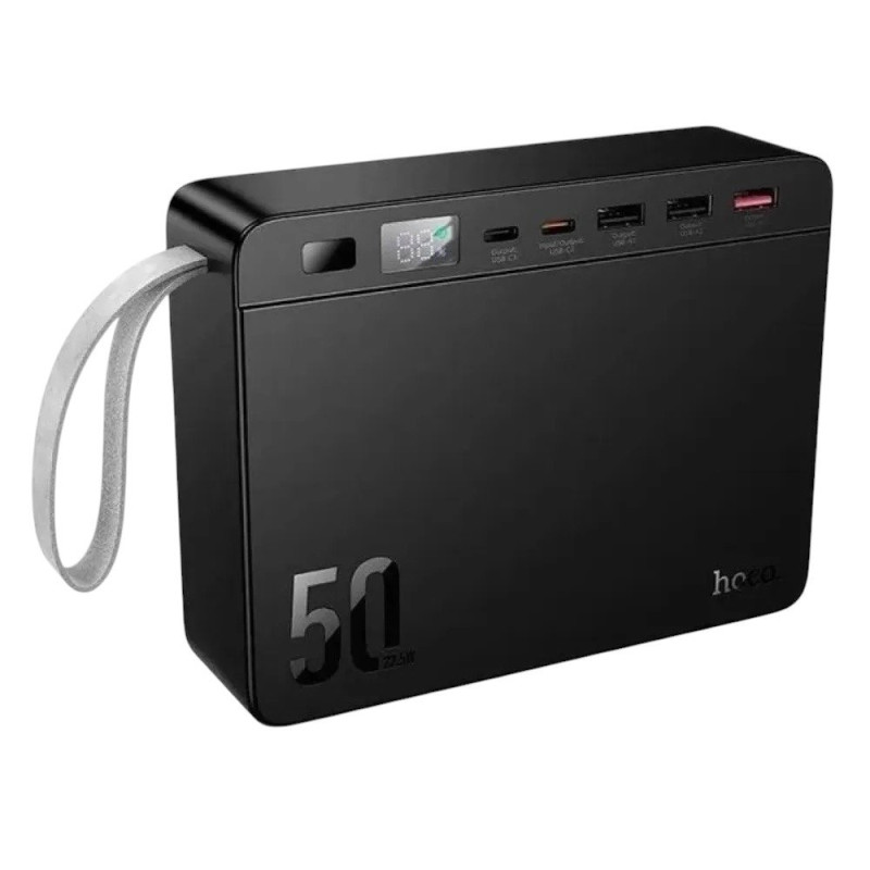Зовнішній акумулятор Hoco J166 50000 mAh 22.5W black