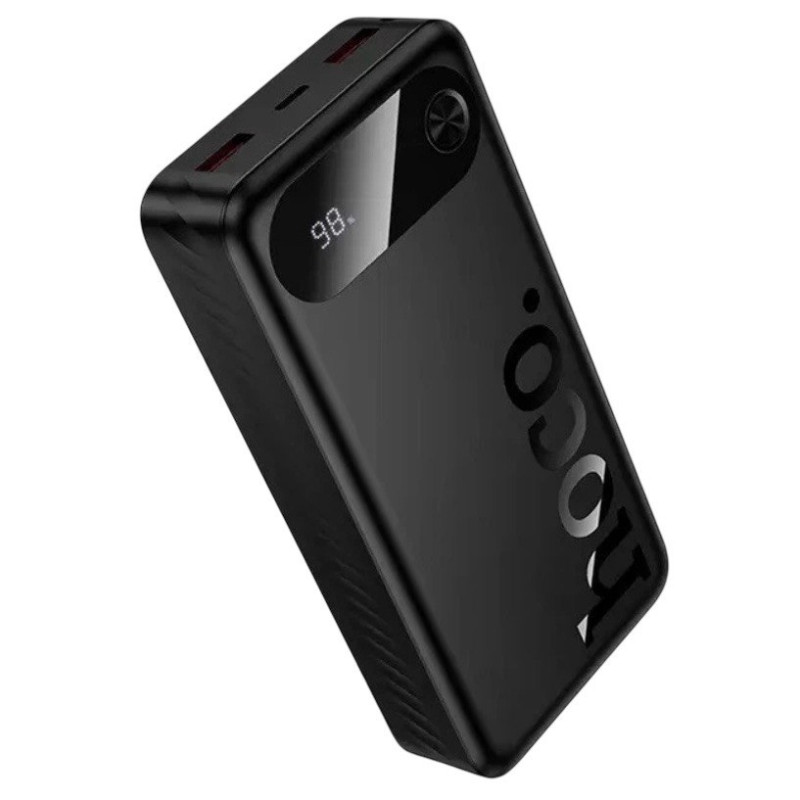 Зовнішній акумулятор Hoco J154A 22.5W LCD 20000 mAh black