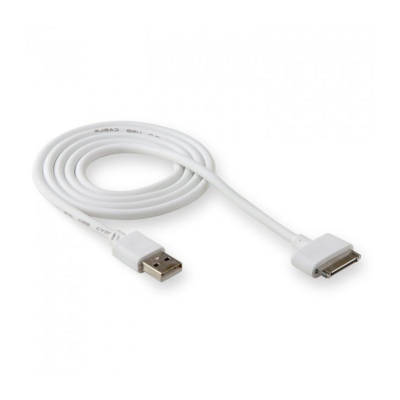 USB кабель Walker 115 iРhone 4G, 4S 30 pin white