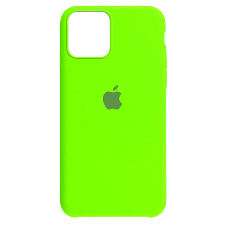 Накладка Original Silicone Case iPhone 12, 12 Pro salad