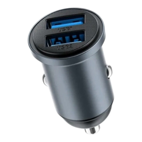 Автомобільний зарядний пристрій WiWU Wi-CC031 2USB-A 12W grey