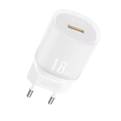 Зарядний пристрій XO L157 USB-A QC3.0, 18W white Зарядний пристрій XO L157 USB-A QC3.0, 18W white