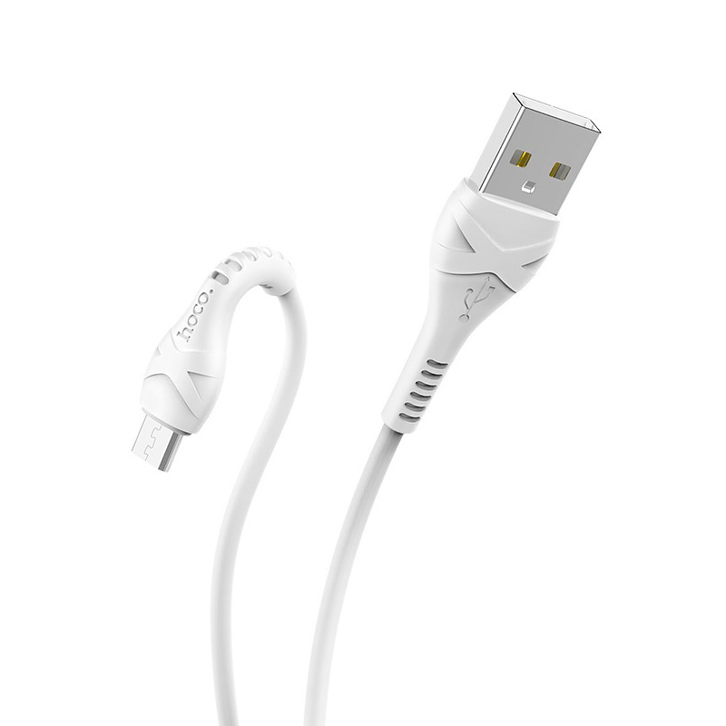 USB кабель Hoco X37 Cool power microUSB white