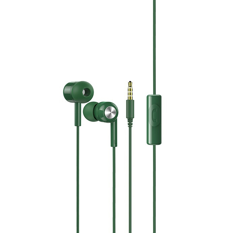 Навушники Joyroom JR-E102S з мікрофоном green