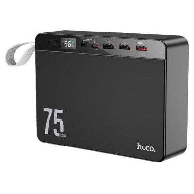 Зовнішній акумулятор Hoco J94 22.5W 75000 mAh black Зовнішній акумулятор Hoco J94 22.5W 75000 mAh black