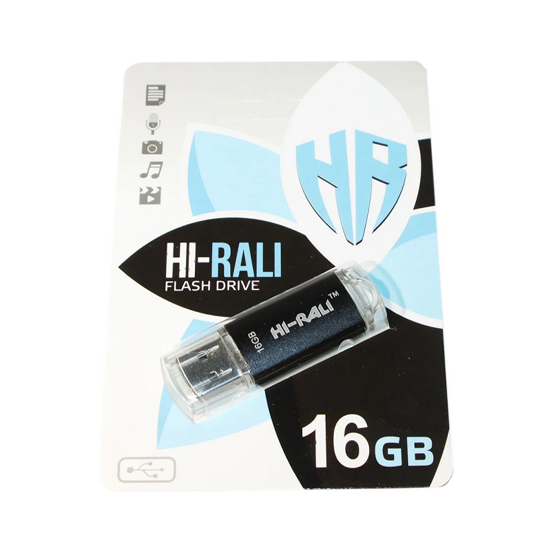 USB флеш 16 Гб Hi-rali Rocket black