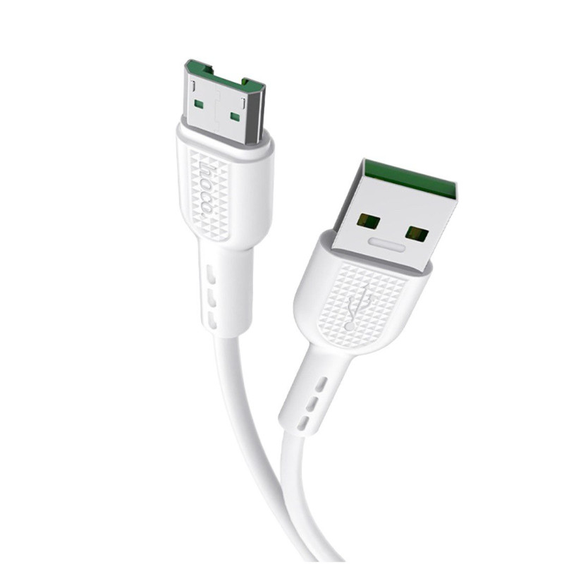 USB кабель Hoco X33 Surge 4А microUSB white